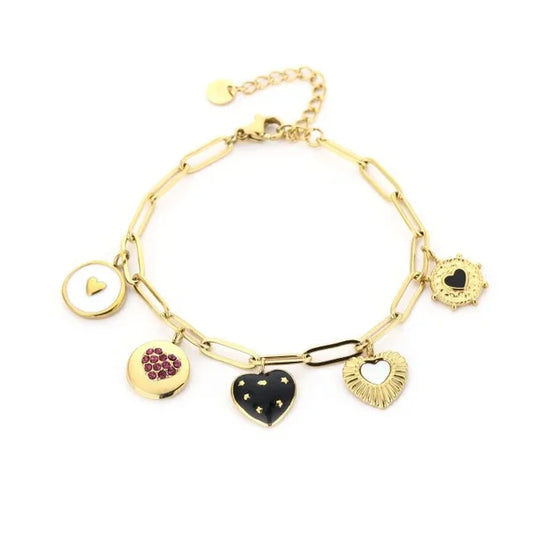 Charms LOVE hartjes