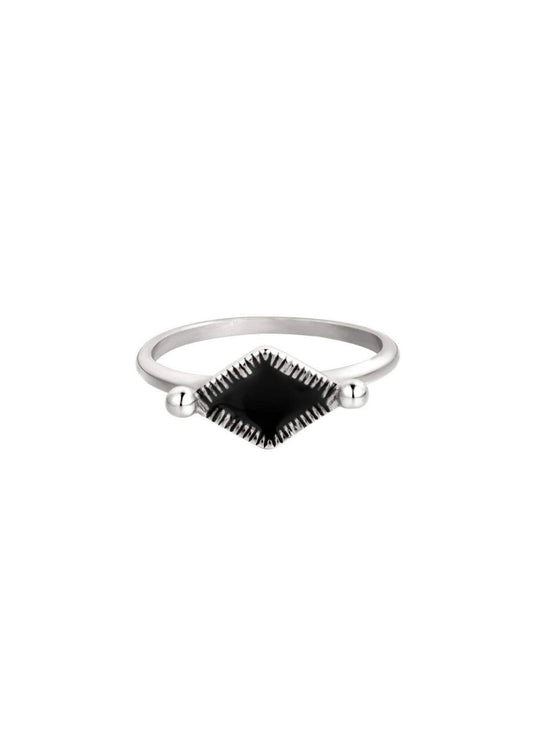 Ring zwarte ruit