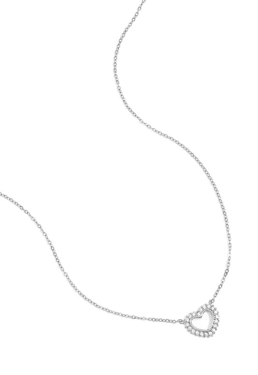 Diamant hart ketting