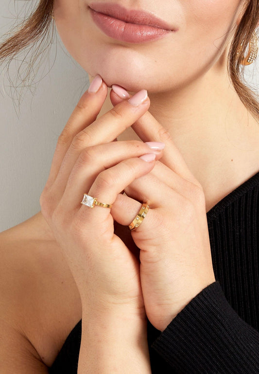 Ring Aesthetic Steentjes