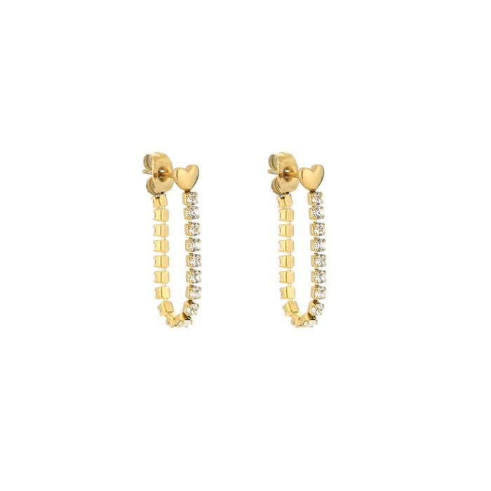 Strass oorbellen