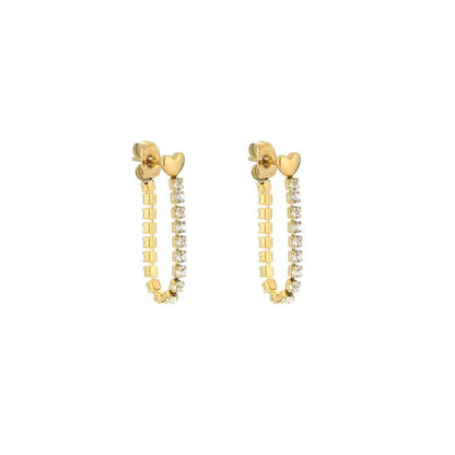 Strass oorbellen