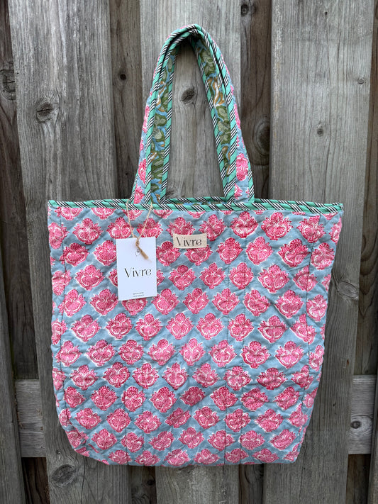 Reversible tas Lila