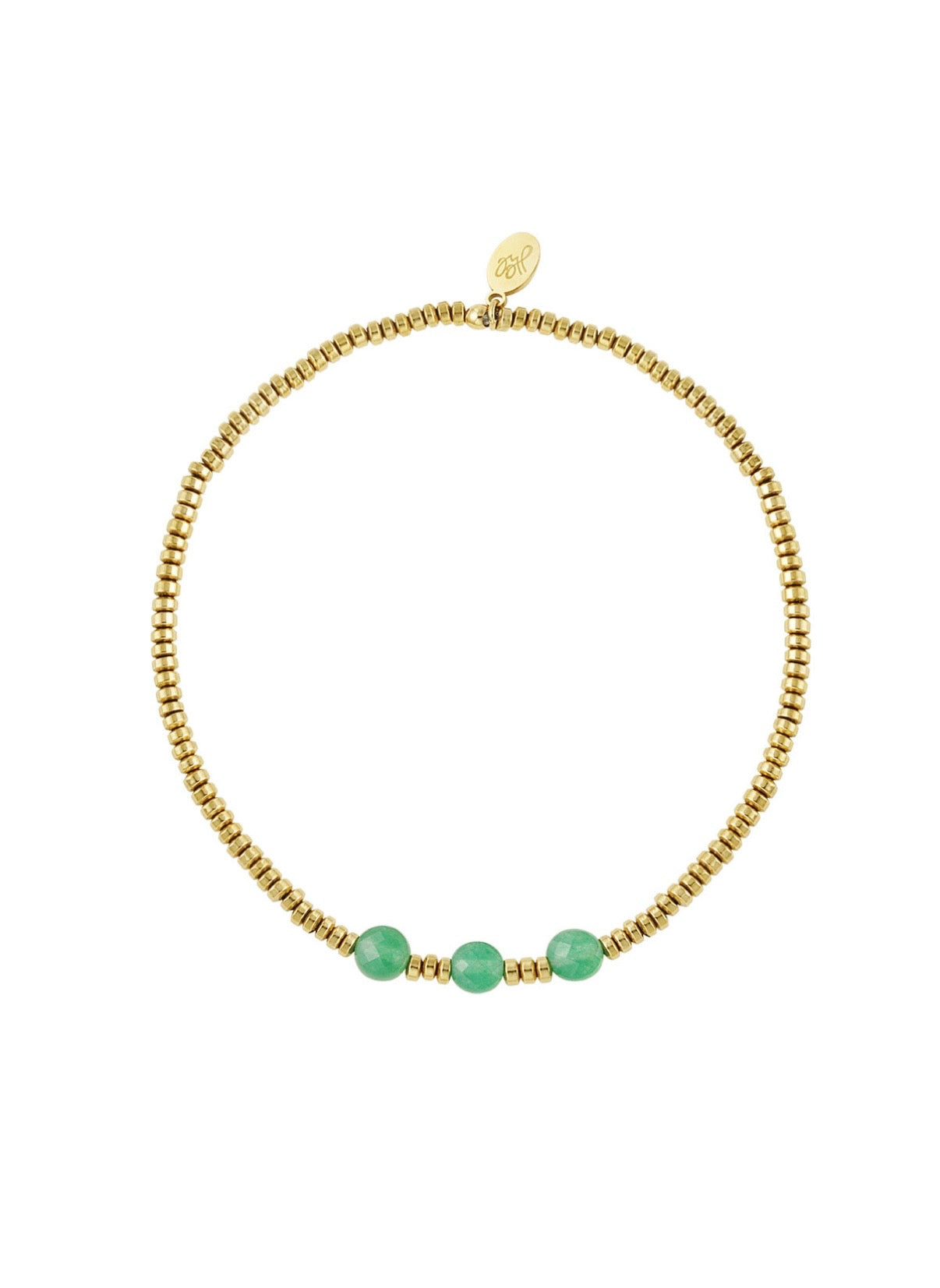 Armband 3 grote kralen