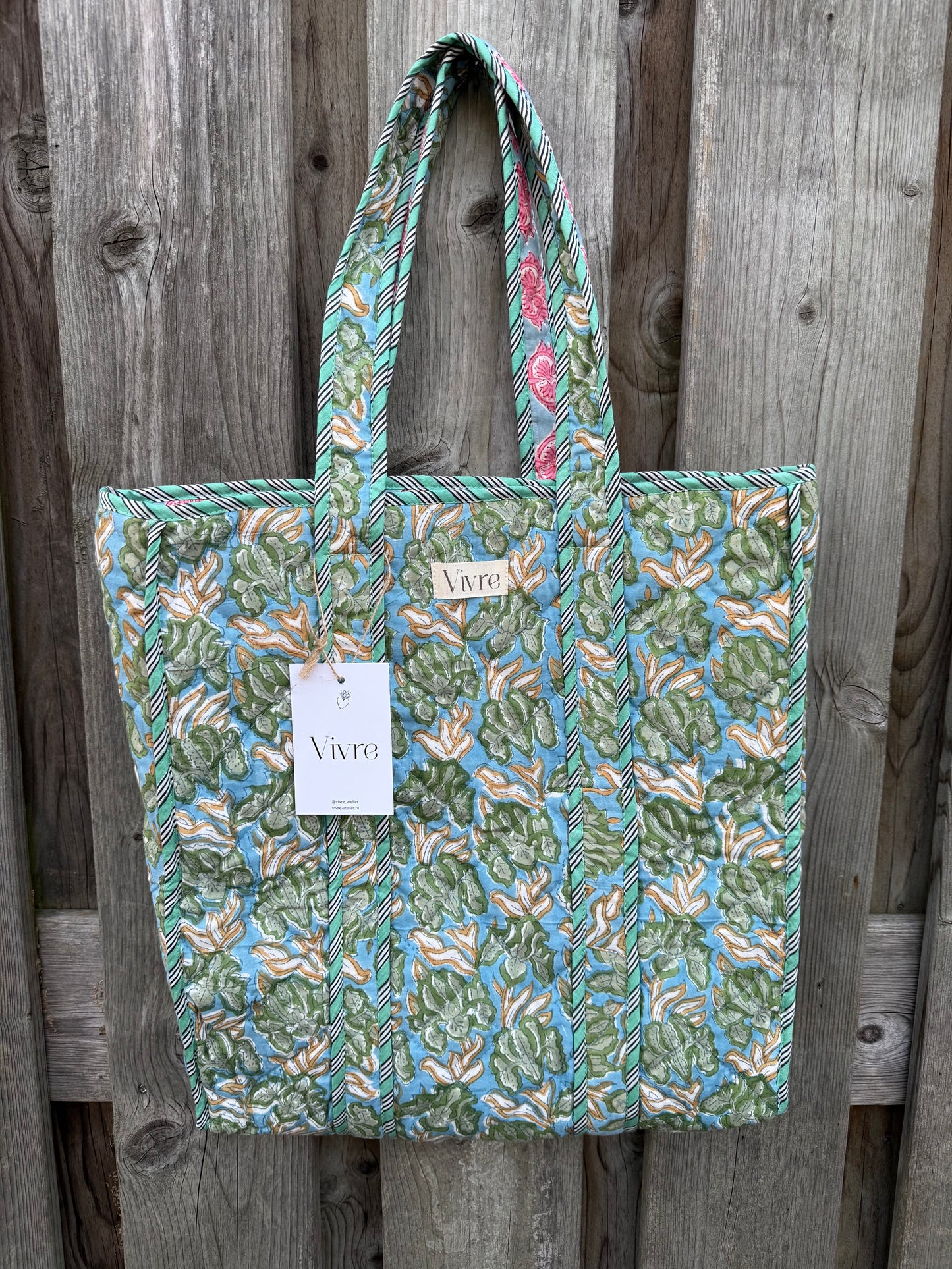 Reversible tas Lila