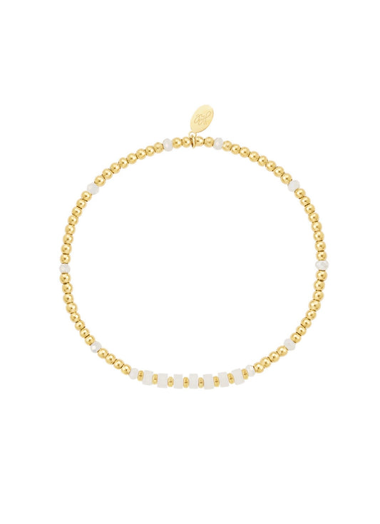 Armband verschillende kraaltjes