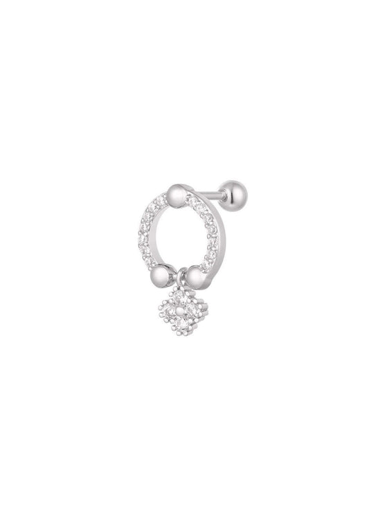 Oorbellen bloem Sparkle