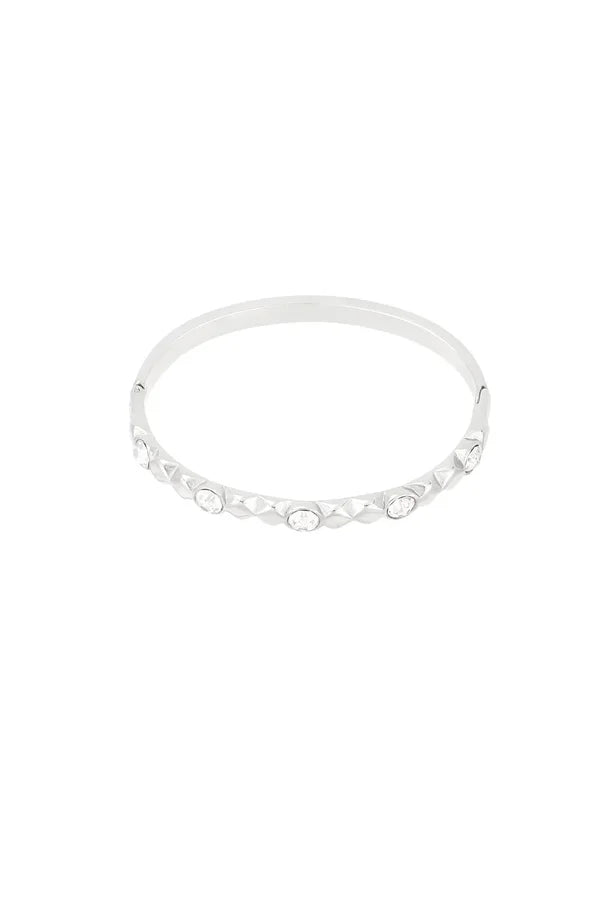 diamond relief armband