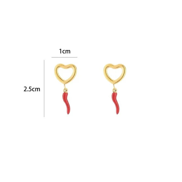 Spicy love earrings