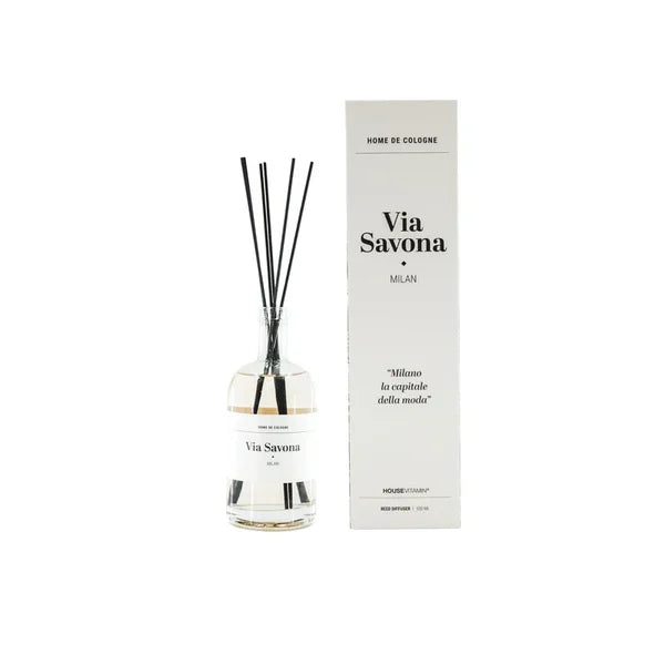 Geurstokjes - Via Savona Milaan - 100ml