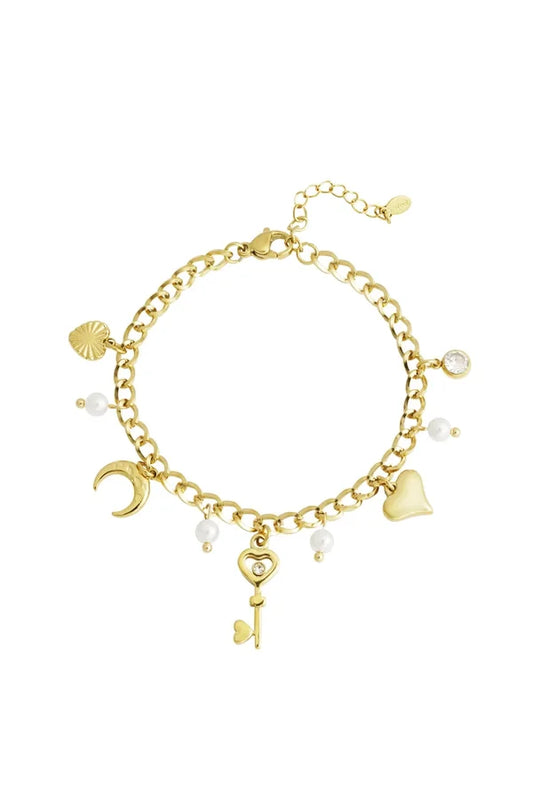 Key to my heart armband