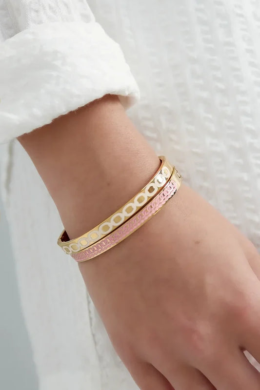 Ronde print bangle