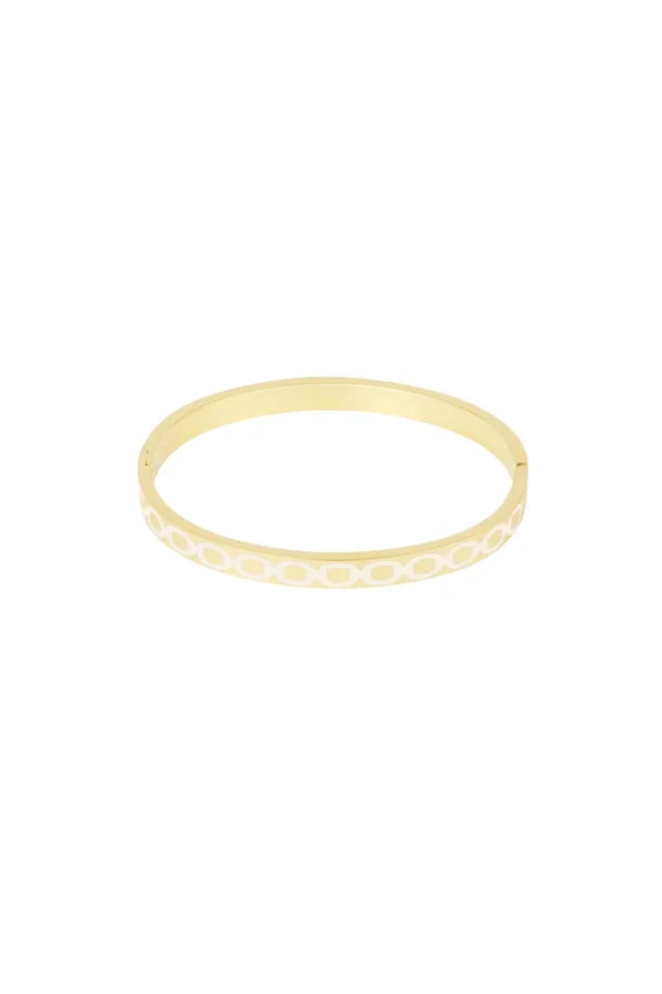 Ronde print bangle