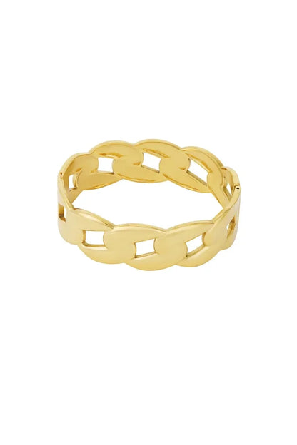 Bold link bangle