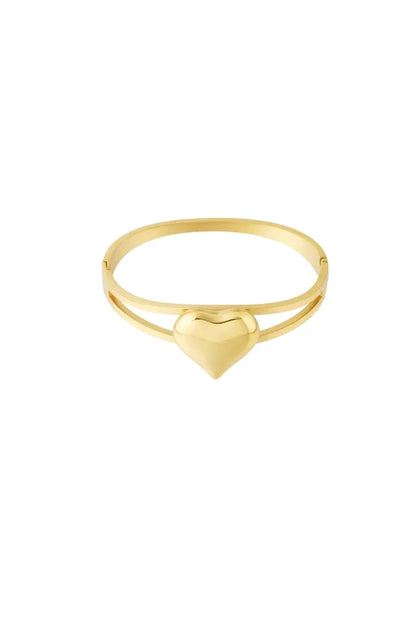Dubbele hart bangle