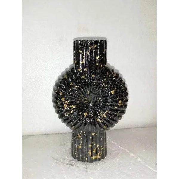 Vaas zwart met gouden stippen