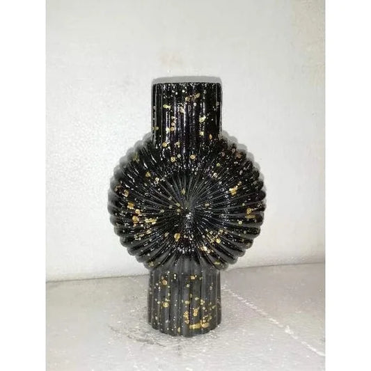 Vaas zwart met gouden stippen