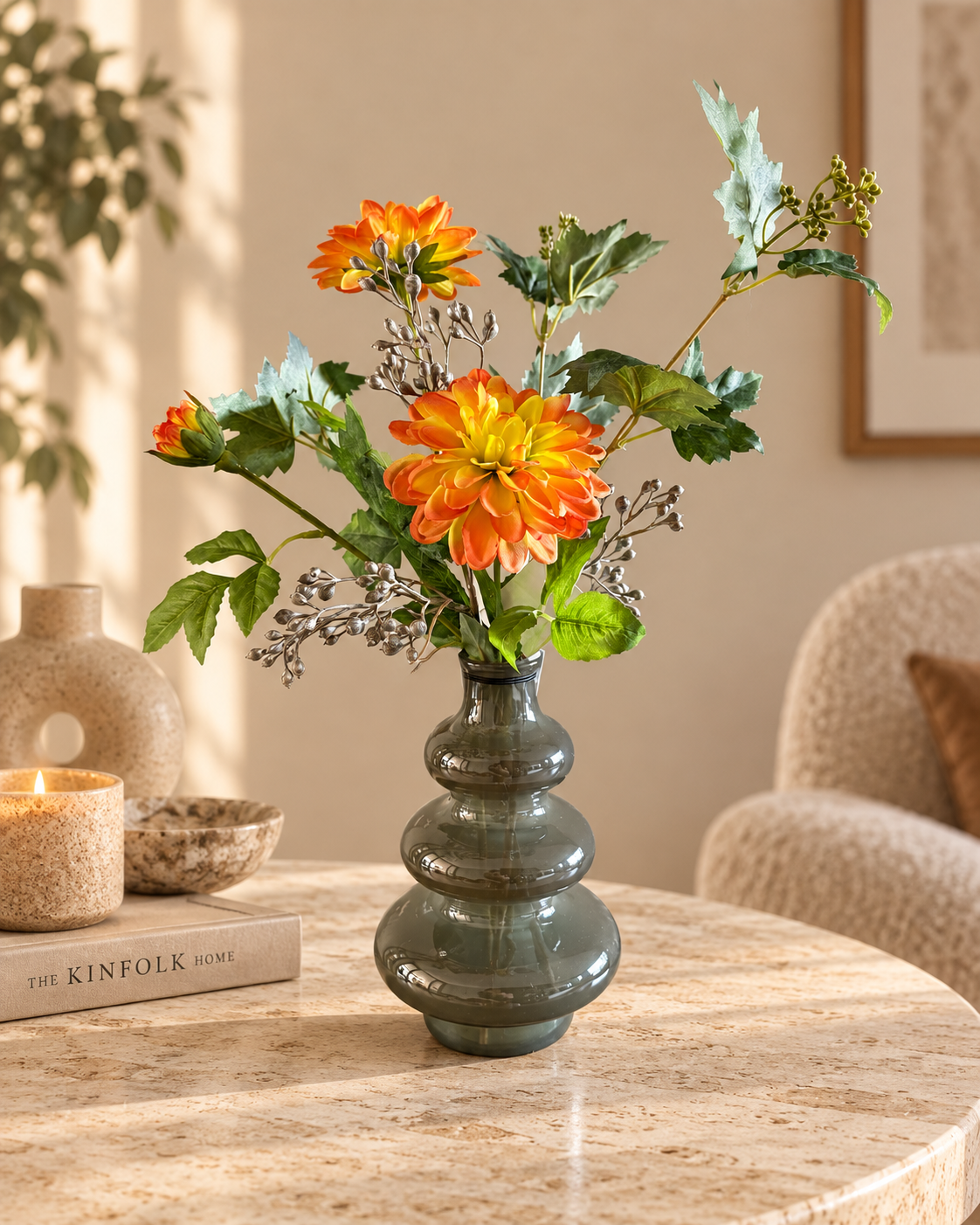 Vaas recycled glas